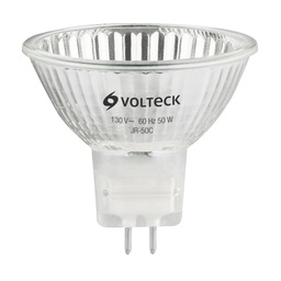 [47254] Lampara de halogeno transp. 50 W tipo MR16 en caja, Volteck