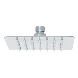 [47737] Regadera cuadrada 6', acero inox, sin brazo, cromo, Tubig