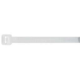 [48984] Bolsa c/10 cinchos plasticos 120 lb, 750 x 7.5 mm, naturales