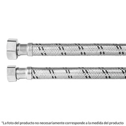 [49131] Manguera para boiler, acero inox, 1/2'x3/4', 40 cm, Foset
