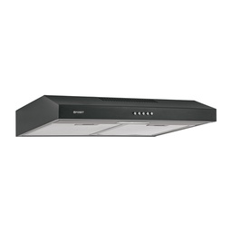 [49488] Campana extractora 60 cm, empotrable, negra, Foset