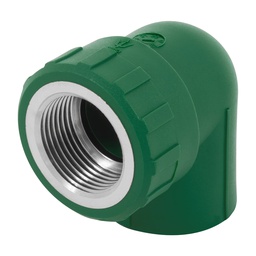 [49863] Codo 90° PPR de 1' hembra con inserto metalico, Foset
