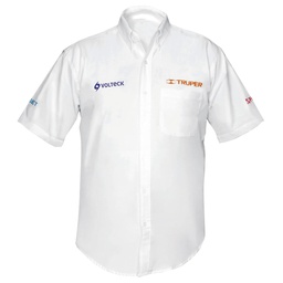 [60364] Camisa manga corta para hombre, blanca, CH, Truper