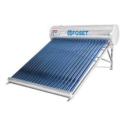 [45273] Calentador solar de agua, 20 tubos, 240L, 7 personas, Foset