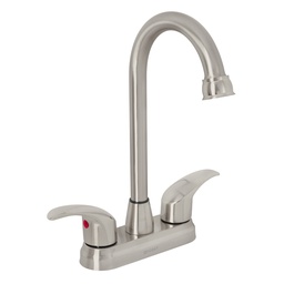 [45622] Mezcladora satin 4' para lavabo, tipo bar, palanca, Aqua