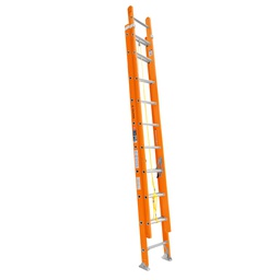 [100228] Escalera de extension, tipo II, 20 peldaños, fibra de vidrio