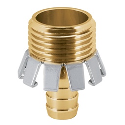 [101731] Conector 1/2' macho tipo garra de aluminio, Truper