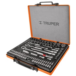 [12893] Juego 103 herramientas 1/4', 3/8' y 1/2' std y mm p/mecanico
