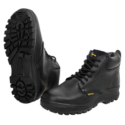 [25991] Bota de seguridad negra, #26 con casquillo de acero, Pretul