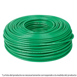 [40207] Rollo de 100 metros de cable THW CCA 8 AWG verde, Basic