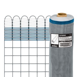 [44963] Rollo de 30 m x 1.7 m de malla mosquitera plastica gris