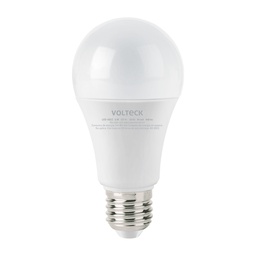 [47545] Lampara LED tipo bulbo A19 6 W luz calida, caja, Volteck