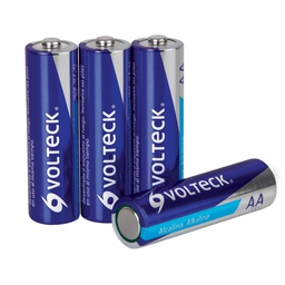 [46315] Blister con 4 pilas alcalinas tamaño AA, Volteck