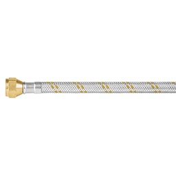 [49515] Manguera para gas, acero inox, 3/8' x 3/8', 100 cm, Foset