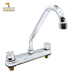 [PM8U] Mezcladora Para Fregadero 8" Maneral Tipo Universal  Plomacy  (PM8U)