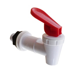 [2916] Llave Para Dispensador de Agua Macho 5/8" PALANCA ROJA 2916