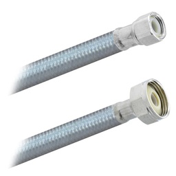 [3939] FamaFlex Poliacero Para Sanitario 3/8" COMP x 7/8" FIP x 55cm.-22"  (3939)