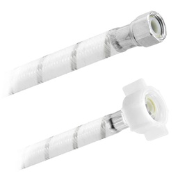 [3926] FamaFlex Poli-Acetal Para Agua Potable 3/8" COMP. x 1/2" AM x 55cm.-22"  (3926)
