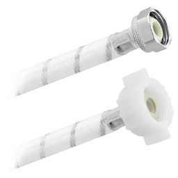 [3861] FamaFlex Poli-Acetal Para Sanitario 1/2" FIP x 7/8" AM x 30cm.-12"  (3861)
