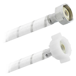 [3837] FamaFlex Poli-Acetal Para Sanitario 7/8" FIP x 7/8" AM x 35cm.-14"  (3837)