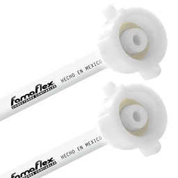 [2031] FamaFlex PoliMax Para Agua Potable 1/2" AM x 1/2" AM x 45cm.-18" Con Niple (2031)