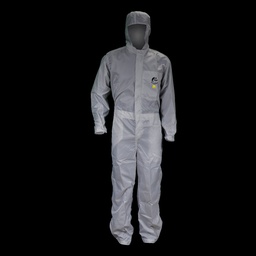 [ECO-6000GRCH] OVEROL ANTIESTATICO ECOFRIENDLY GRIS TALLA CHICA.