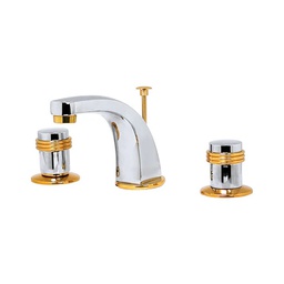 [19A] MEZCLADORA 8" A 12" LATON-CROMO M/ANILLO