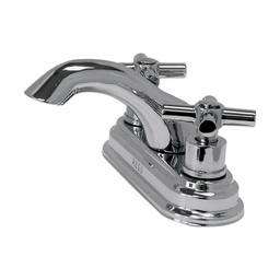 [24RMM] MEZCLADORA LAV.4" CUB/LATON M/MINIMALISTA