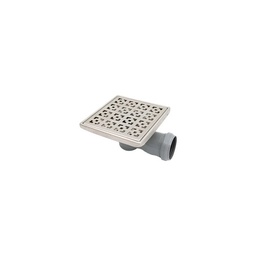 [48RC] RESUMIDERO 150X150MM ACE.INOX 201 C/REJILLA A/ELECTROPULIDO