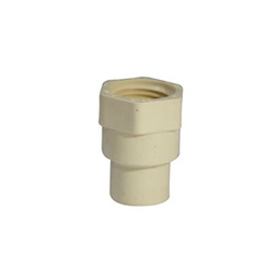 [C28 13] ADAPTADOR HEMBRA C/ANILLO DE GOMA DE CPVC 13MM