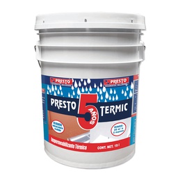 [1219] PRESTO TERMIC TERRACOTA CUBETA 19 LT
