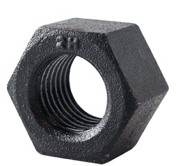 [ZK-13022-C] TUERCA HEX. G5 STD. NEGRA 5/8-11 (CAJA c/100 pzs)