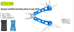 [8590] 8590 Navaja multiherramienta pinza 9 usos A201
