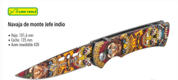 [8567] 8567 Navaja de monte jefe indio