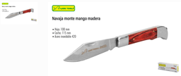 [9453] 9453 Navaja monte mango madera