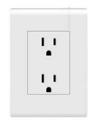 [E6028NPTL] MODUS PRO  BLANCA CONTACTO DUPLEX 2P+T C/PLACA