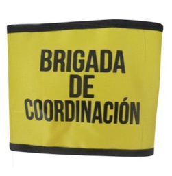 [14SEGURI010SM] BRAZALETE BRIGADISTA AMARILLO COORDINACI N