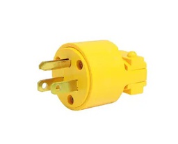 [Clavija blindada plástica aterrizada, color amarillo Surtek] 136509