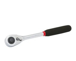 [Matraca reversible con mango rubber grip, quick release, para dado cuadro de 1/2" Urrea] 5449H
