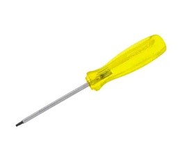 [Destornillador con mango ámbar, punta torx barra redonda T20 x 4" Urrea] 9320W