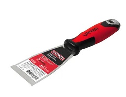 [Espátula flexible de acero inoxidable con mango bimaterial 2" Urrea] 652X