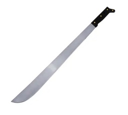 [Machete troquelado con mango negro recto 20" Surtek] 130514