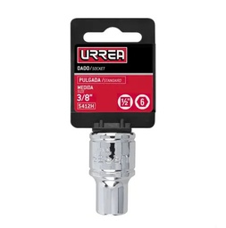 [Dado cuadro de 1/2", 6 puntas, en pulgadas, 3/8" Urrea] 5412H
