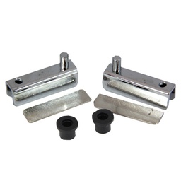 [14BISAGR028CH] BISAGRA PARA PUERTA CRISTAL 40MM CROMADA GDH931CP