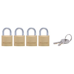 [1900Q] 1900Q CANDADO LATON 4 PACK ((PAQUETE DE 4))