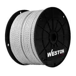 [B-023] CABLE DE ACERO C/FORRO PLASTICO 7X19 3/16"-1/4" ROLLO 100MTS
