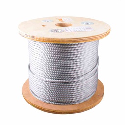 [B-035] CABLE DE ACERO GALVANIZADO 7X19 5/16" ROLLO 100M