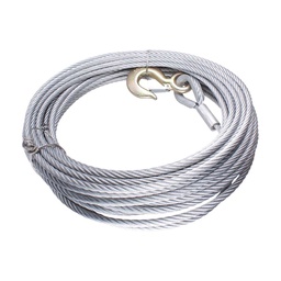 [B-464] CABLE DE ACERO GALVANIZADO C/GANCHO 7X19 3/16" ROLLO 9.14M