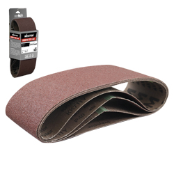 [BD-2100] BANDA WESTON OXIDO DE ALUMINIO 3"X 18" G80 POLYESTER CERRADO (Precio x Pza - Empaque c/5 pzs)