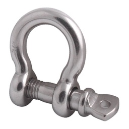 [C-00202] GRILLETE P/CABLE 1/4" ACERO INOX.